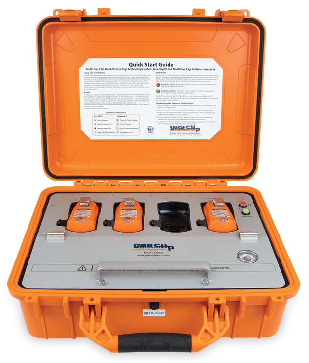 Multi Gas Clip Dock front view